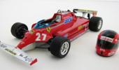 フェラーリ126CK 1981 カナダGP 1/8スケールヘルメット付き
