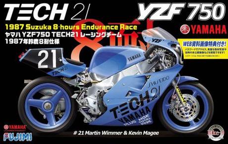 1/12 BIKE9 ヤマハ YZF750 TECH21レーシングチーム 1987年鈴鹿8耐仕様 