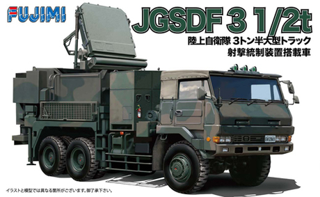 1/72 ML12 陸上自衛隊 3・1/2t 大型トラック  射撃統制装置搭載車 