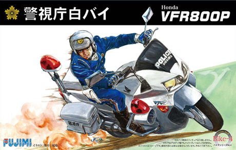 1/12 BIKE4 Honda VFR800P 白バイ 