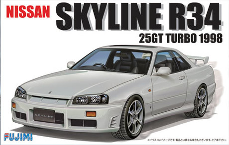 1/24 ID124 R34 スカイライン25GT ターボ1998 