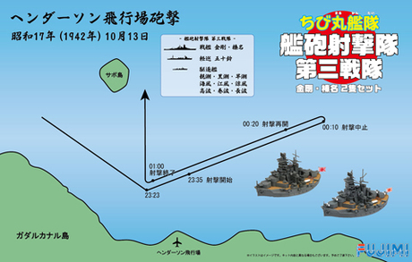 ちび丸SPOT24 艦砲射撃隊 第三戦隊「金剛」「榛名」セット 
