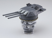 1/200 装備品3 戦艦大和 九四式46センチ3連装主砲塔(増設機銃付き)
