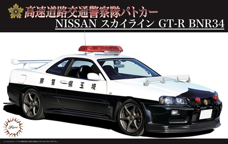1/24 ID87 ニッサン スカイライン（R34）GT-R パトカー 