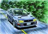 1/24 ISD18 インプレッサ WRX TypeR Sti 藤原拓海