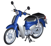 1/12 NX1 ホンダ スーパーカブ110 (アーベインデニムブルーメタリック)
