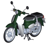 1/12 NX2 ホンダ スーパーカブ110 (タスマニアグリーンメタリック)