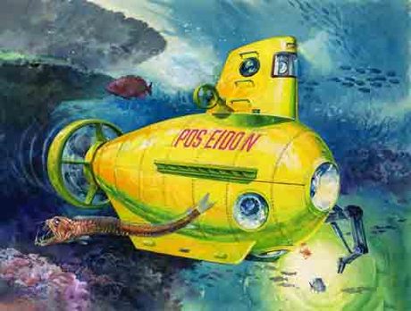 自由研究61 のりもの編 潜水艦 (イエロー)