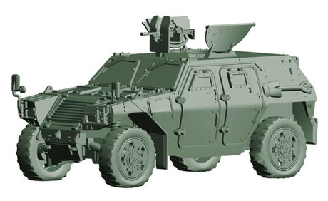 1/72 ML18 陸上自衛隊 軽装甲機動車(中隊長車/機関銃搭載車) 