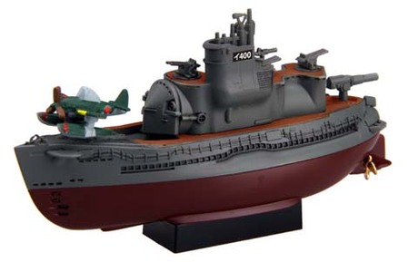 ちび丸17EX-1 ちび丸艦隊 伊400型潜水艦 2隻セット特別仕様(エッチングパーツ＆木甲板シール付き) 
