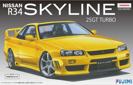 1/24 ID15 R34 スカイライン 25GT ターボ フルエアロ 