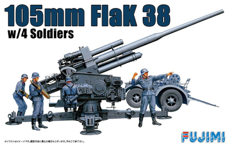 1/76 WA24 ドイツ 105ミリ対空砲 