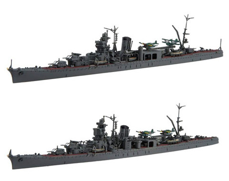 1/700 特SPOT65 日本海軍軽巡洋艦 阿賀野/能代 (選択式キット) DX 
