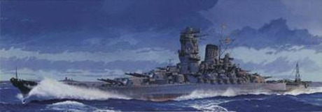 1/700 特3EX-1 日本海軍戦艦 大和 終焉時 特別仕様（木甲板シール・金属砲身付き） 