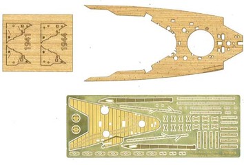 フジミ模型 1/700 グレードアップパーツ No.73 日本海軍戦艦 扶桑 専用木甲板シール tf8su2k