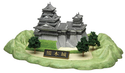 熊本城 プラモデル完成品