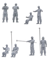 1/72 ML25 陸上自衛隊隊員(車両用1)