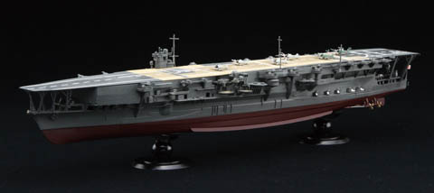 ハセガワ　日本海軍　航空母艦　加賀　1/700　プラモデル完成品　ジオラマ