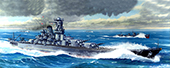 1/700 特024 日本海軍戦艦 武蔵(昭和19年/捷一号作戦)