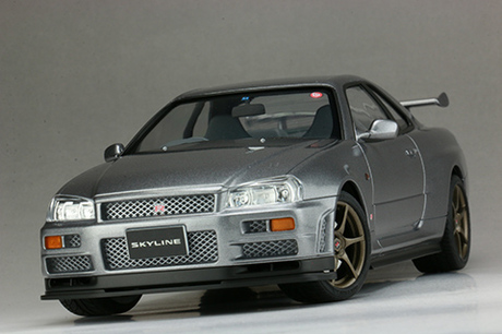 1/24 ID285 スカイラインGT-R V-specII Nür  (NISMOフロントエアロバンパー付き) BNR34型 