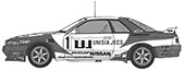 1/12 AXES5 ユニシアジェックス スカイライン (BNR32 1993年 JTC)