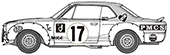1/24 ID287 スカイライン2000GT-R(KPGC10)ラバーソウルGT-R