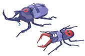 自由研究252 ヤッターマン編 カブトムシ トンズラーver./クワガタムシ ドクロベエver.