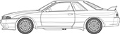 1/24 ID314 タイサン STP GT-R(スカイライン GT-R [BNR32 Gr.A仕様] )1993
