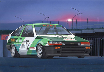ENIF 1/43 トヨタ カローラ レビン TRAMPIO 1986 JTC 全日本