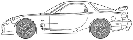 1/24 湾岸5 FD3S RX-7 RGO(マサキ) 