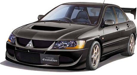 1/24 ID322 三菱ランサーエボリューションⅧ GSR(GT-Wウィング付き) 