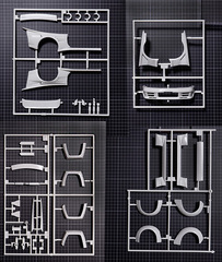 1/24 GT31 オーバーフェンダーセット1｜ガレージ&ツールの通販なら