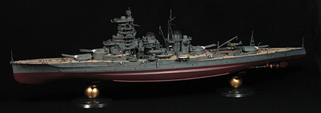 1/350 艦船2EX-1 日本海軍高速戦艦 榛名(帝国海軍乗組員フィギュア付き) 