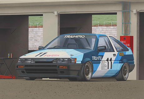 1/24 ID332 トランピオ AE86 レビン '85 