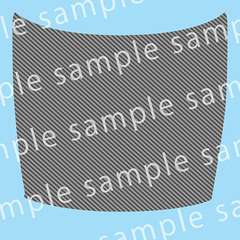 1/24 峠23EX-1 ニッサン シルビアK's(S13)(カーボンボンネットデカール