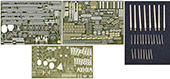 1/350 艦船2EX-201 日本海軍戦艦 榛名 専用エッチングパーツセット(w/金属砲身)