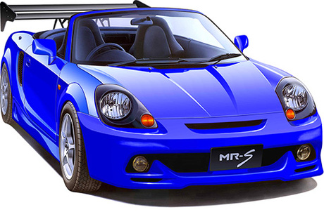 1/24 ID334 トヨタMR-S(GT・Wウィング付き) 