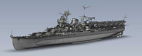 1/700 FH51 日本海軍航空巡洋艦 最上 