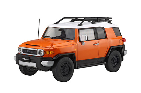 1/24 車NEXT25EX-1 トヨタFJクルーザー(ツートーンオレンジ/2012)（特別仕様/アウトドアパーツ付き） 