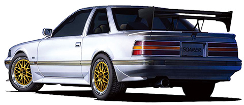 1/24 ID337 トヨタ ソアラ3.0GT(GT・Wウィング付き)｜1/24