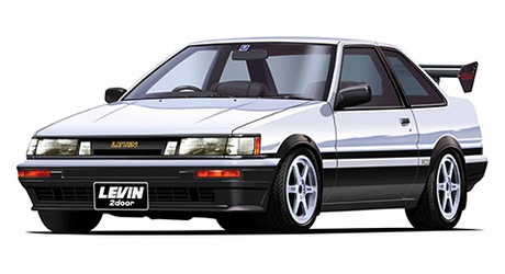 1/24 ID338 トヨタ カローラレビン 2ドア 1600GT APEX (GT・Wウィング付き) 