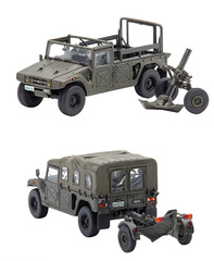 1/72 ML20EX-2 陸上自衛隊 重迫牽引車/120ミリ迫撃砲RT(2両/2門入り