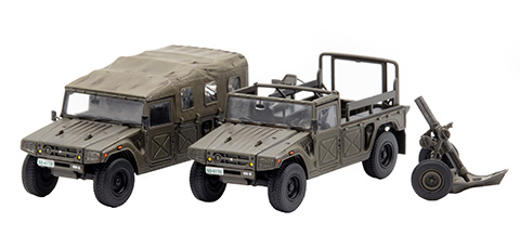 1/72 ML20EX-2 陸上自衛隊 重迫牽引車/120ミリ迫撃砲RT(2両/2門入り