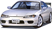 1/24 ID340 ニッサン シルビア スペックR(S15) (GT・Wウィング付き)
