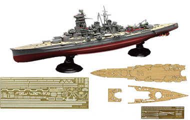バーゲンセールFUJIMI日本海軍給油艦4艦エッチング付きセット(1821) 1/700 FH6EX-4 日本海軍高速戦艦 金剛フルハルモデル 特別仕様