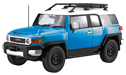 よしみ出品2セット！ 1/24 車NEXT25EX-2 トヨタFJクルーザー(ツートーンブラック/2011)｜1