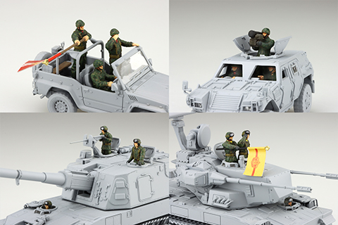 同シリーズ等,1/72スケールの様々な車両に合わせて使用できます